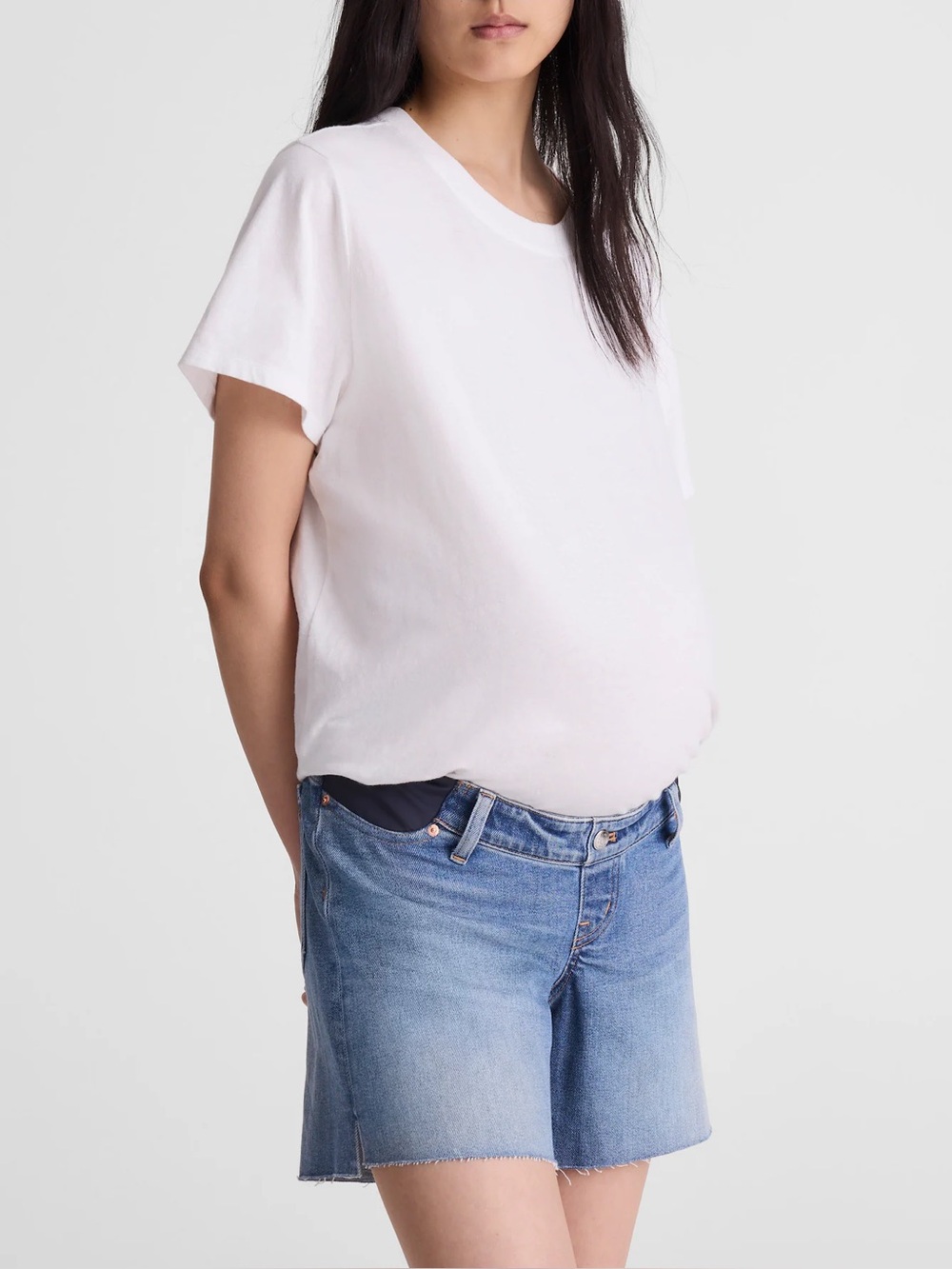 Madewell The Maternity Side-Panel Perfect Vintage Short